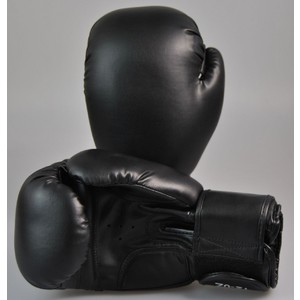 Boxhandschuhe Top-Modell schwarz Echtleder